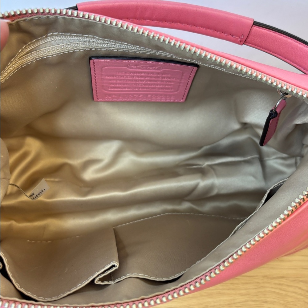 Vintage Coach Kristin Pink Leather‎ Hobo Bag - Picture 8 of 16